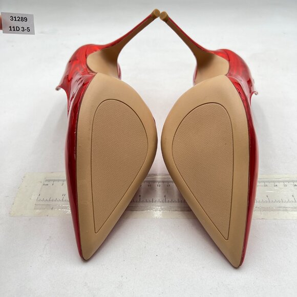 FSJ Burgundy Pointed Toe High Heels Sexy Stiletto Pumps Office Lady Casual Shoes - Picture 7 of 8